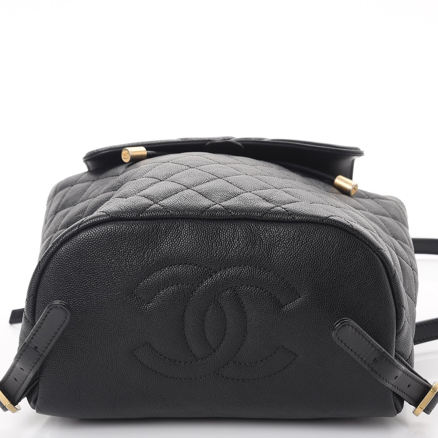 Caviar Quilted Filigree Backpack Black
