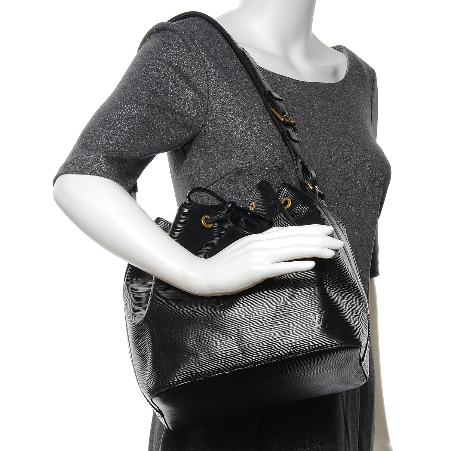 Louis Vuitton Epi Noe Black 2 of 9