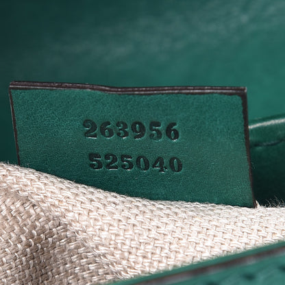 Gucci Calfskin Small Snaffle Bit Shoulder Bag Green 7 of 10