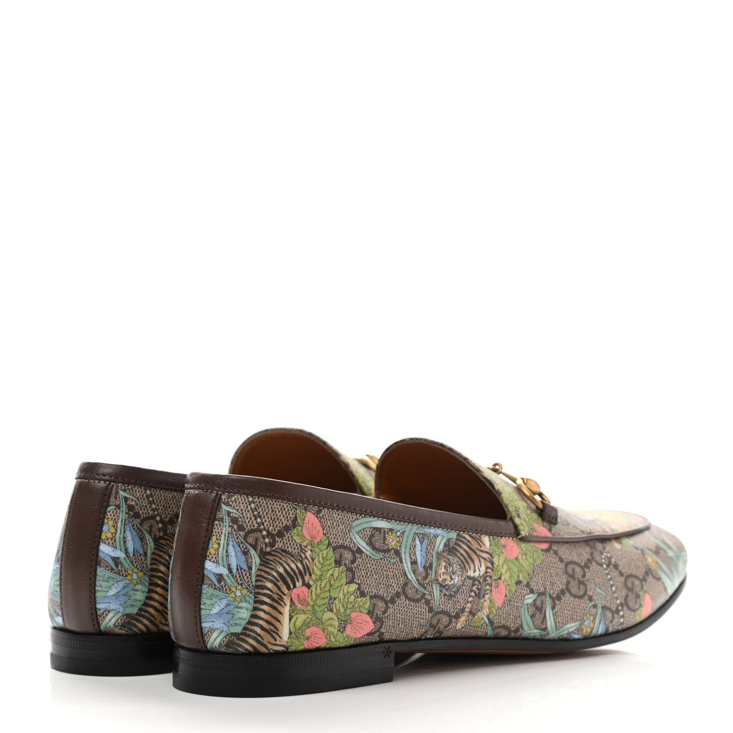 Gucci GG Supreme Monogram Bengal Jordaan Loafers 39 4 of 9