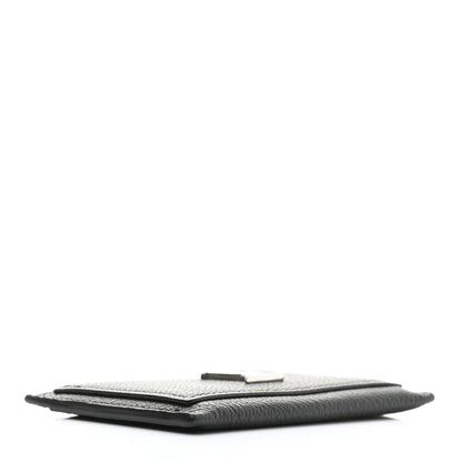 Louis Vuitton Calfskin Lockme Card Holder Black 4 of 7