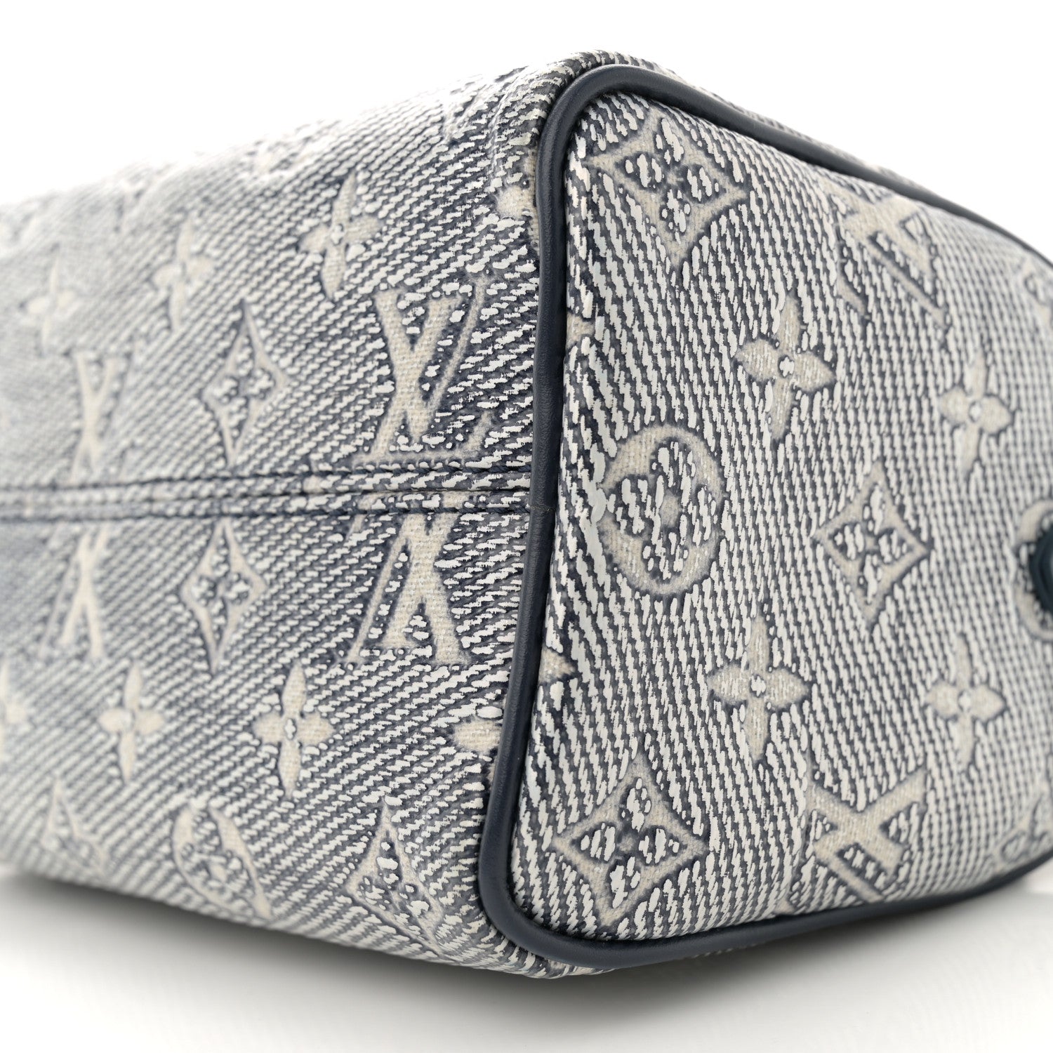 Louis Vuitton Monoglam Speedy Bandouliere 20 Blue 9 of 10