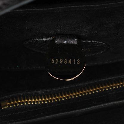 Mulberry Crocodile Embossed Bayswater Black 7 of 7