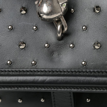 Alexander McQueen Calfskin Studded Padlock Backpack Black 13 of 15