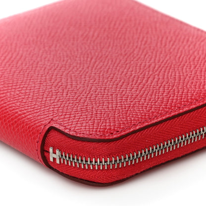 Hermes Epsom Silk'in Compact Wallet Bougainvillea 9 of 9