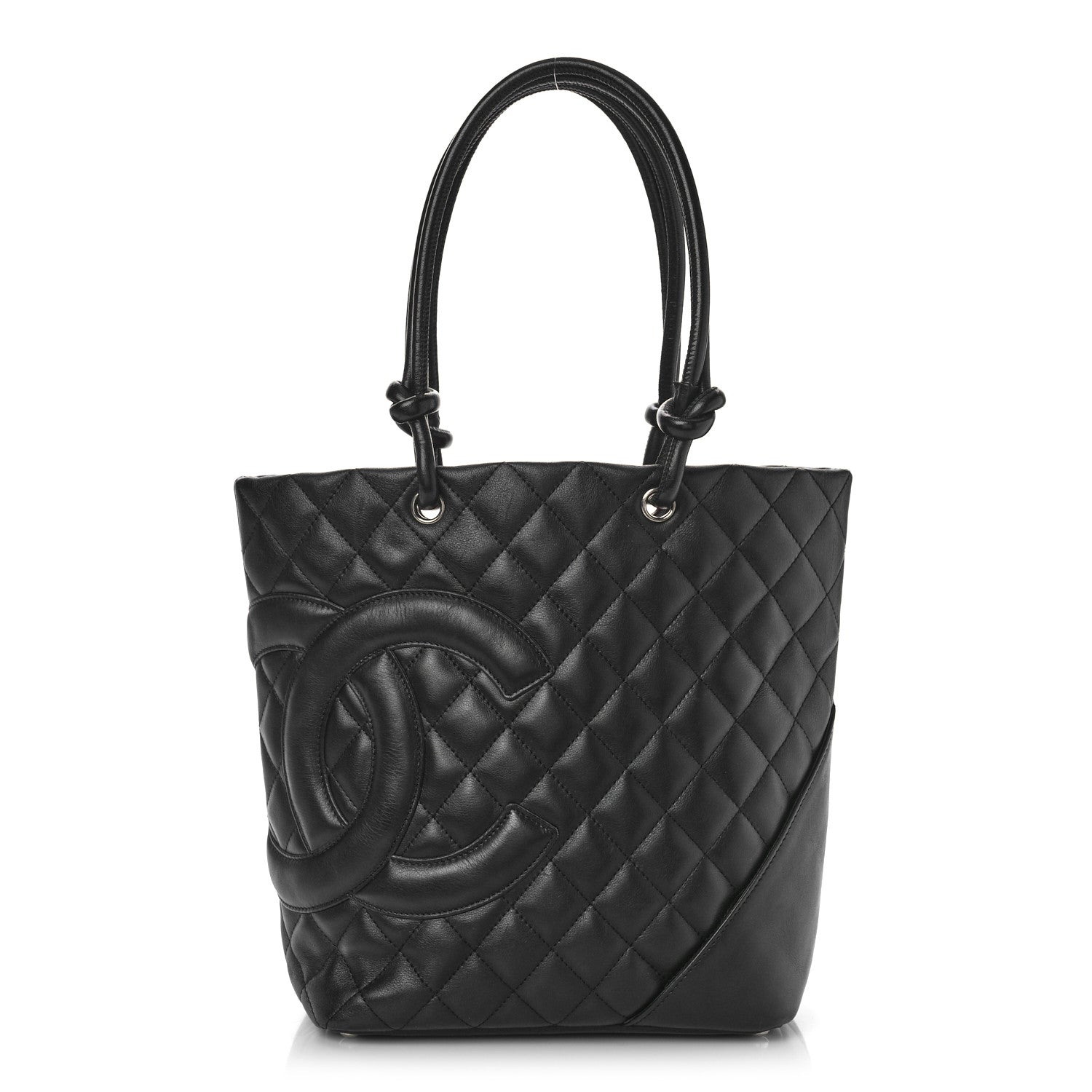 Chanel Calfskin Quilted Medium Cambon Tote Black 1 of 10