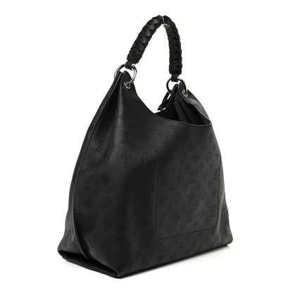 Louis Vuitton Mahina Carmel Hobo Black 3 of 9