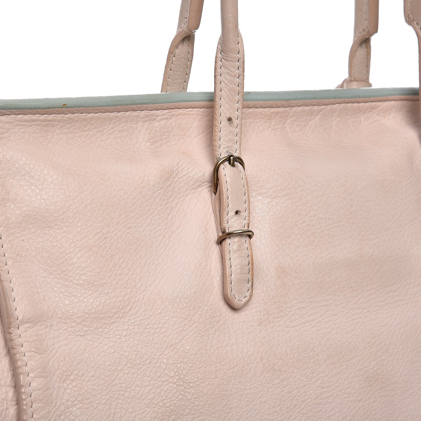 Calfskin Papier Ligne A5 Flap Tote Pink