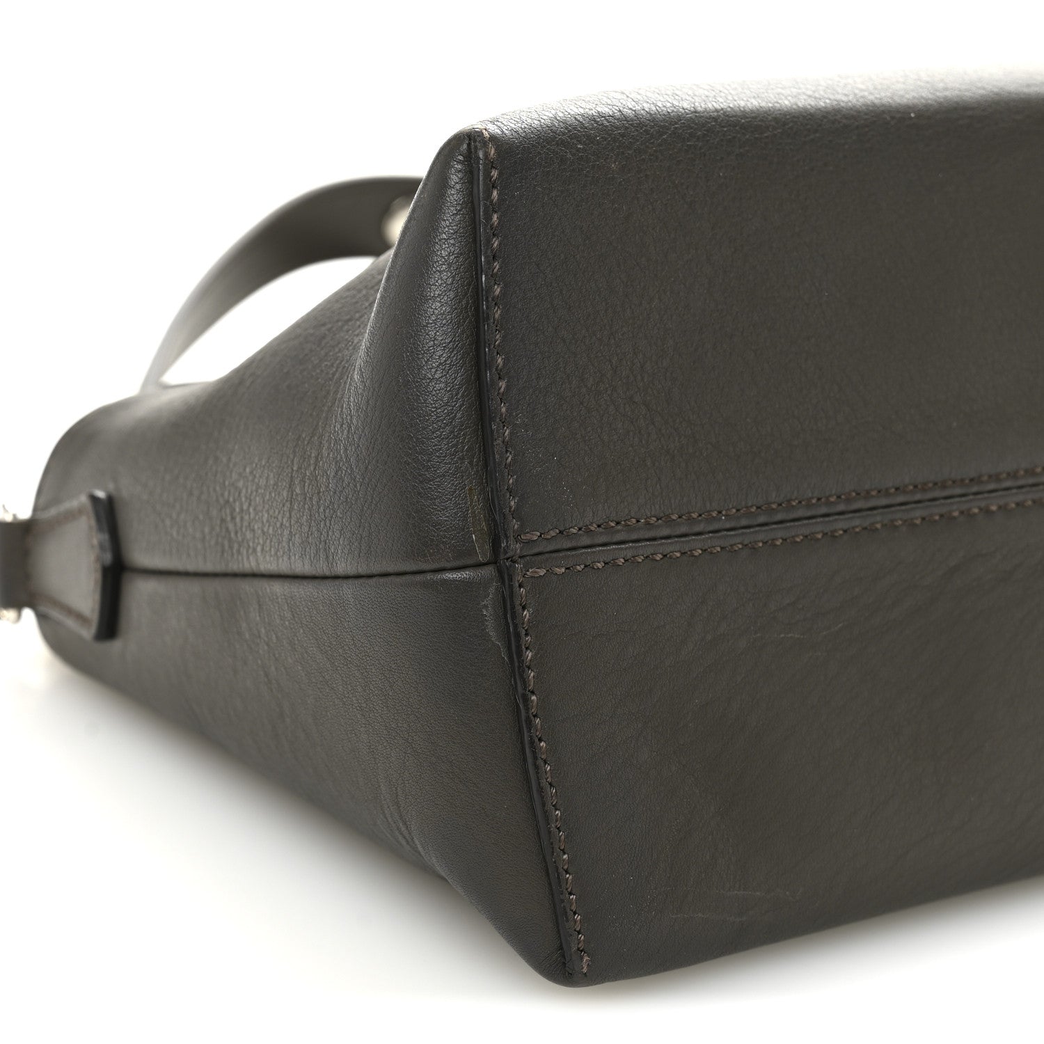 Fendi Vitello Dolce 4 Color Medium By The Way Boston Bag Carbone Grigio Polvere Multicolor 11 of 15