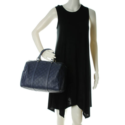 Gucci Guccissima Medium Joy Boston Blue 2 of 9