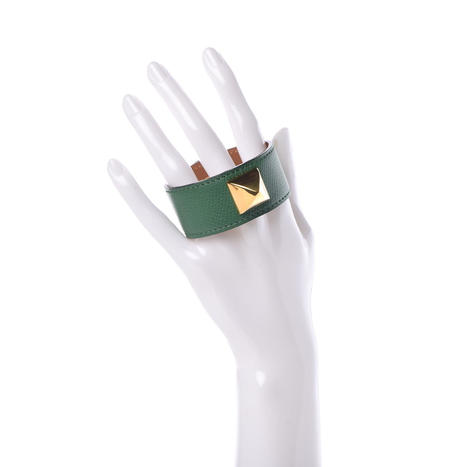 Hermes Courchevel Medor Bracelet Vert Clair 2 of 4