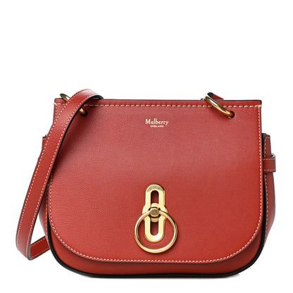 Mulberry Silky Calfskin Amberley Small Satchel Rust 1 of 13