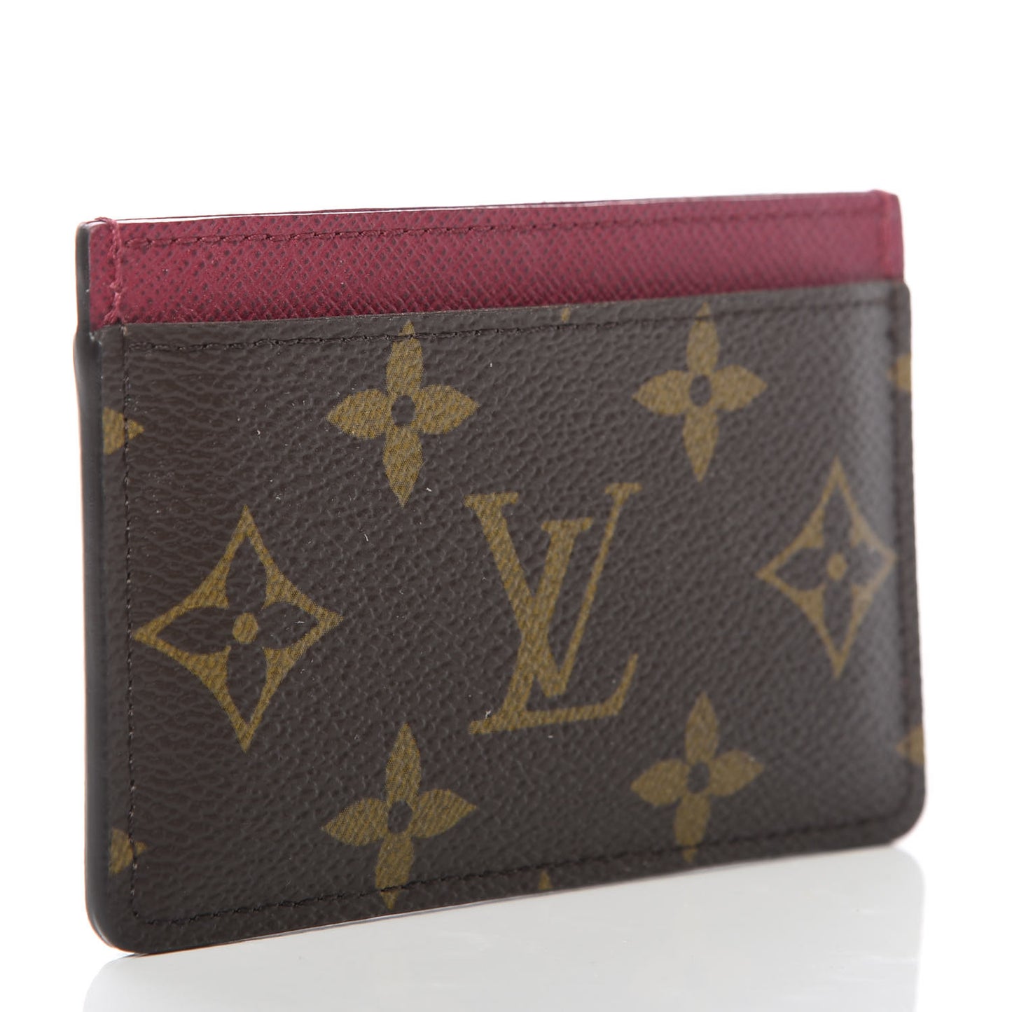 Monogram Card Holder Fuchsia
