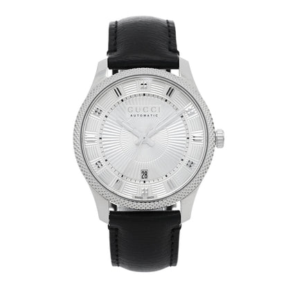 Gucci Stainless Steel Calfskin 40mm Eryx Automatic Watch 1 of 5