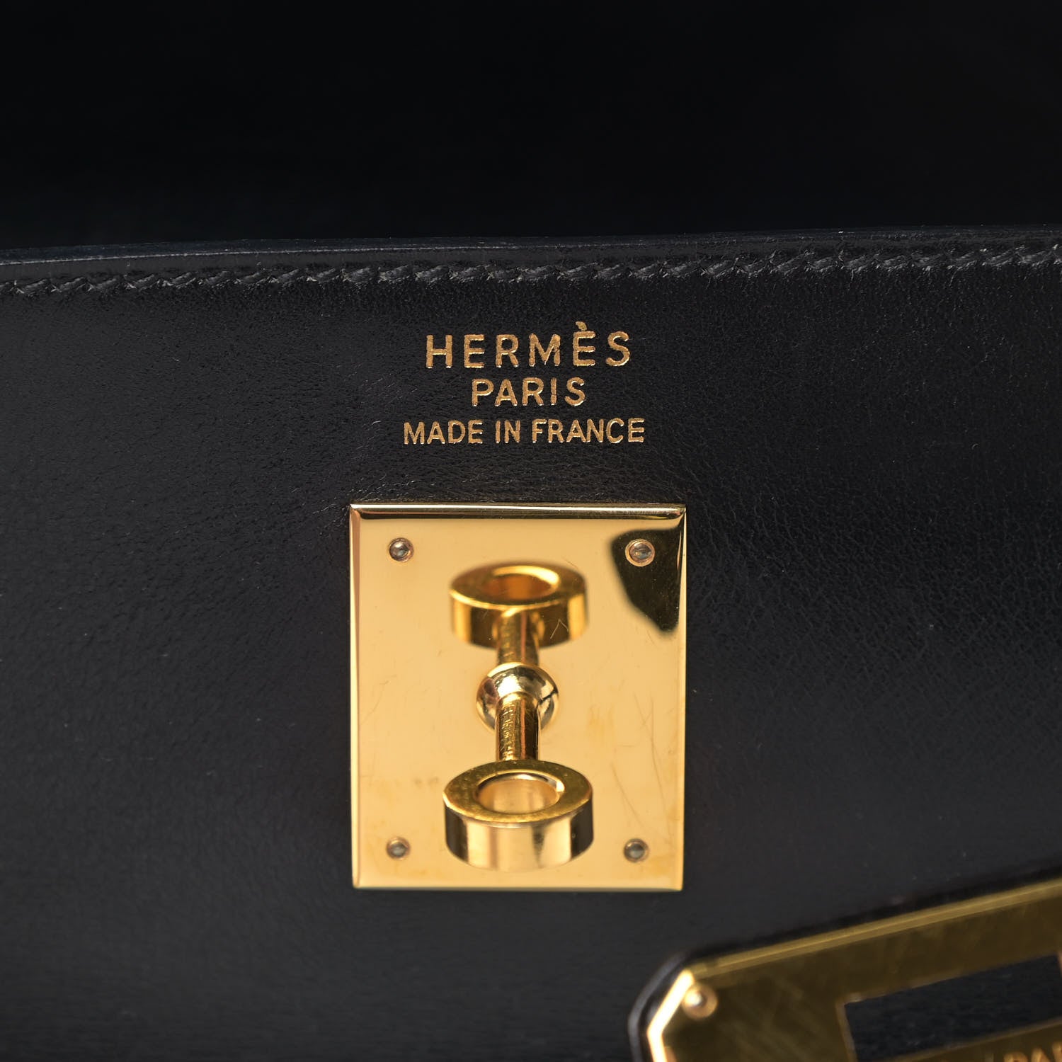 Hermes Box Kelly Retourne 35 Black 5 of 13