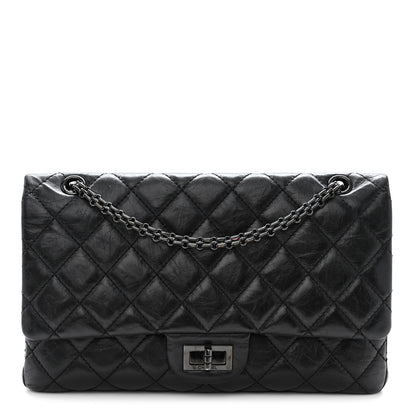 Chanel Aged Calfskin Quilted 2.55 Reissue 227 Flap So Black 1 of 10