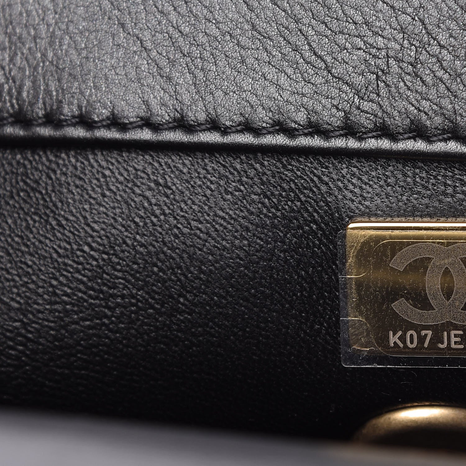 Chanel Calfskin Strass Quilted Mini Coco Handle Flap Black 9 of 10
