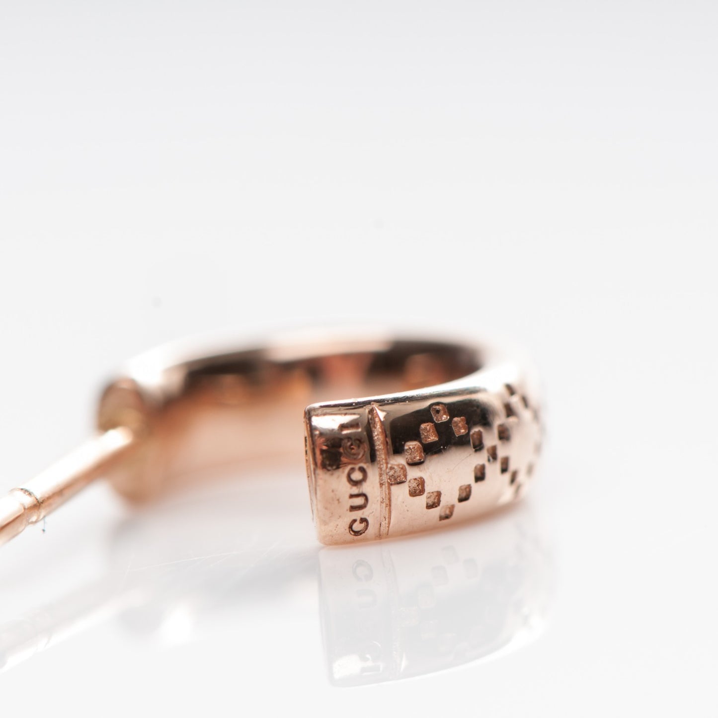 18K Rose Gold Diamantissima Hoop Earrings