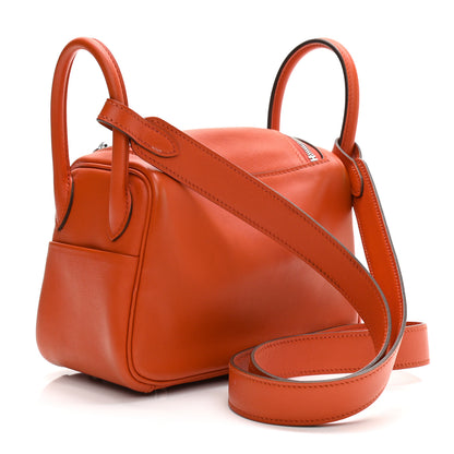 Hermes Swift Verso Mini Lindy 20 Terre Battue Sesame 3 of 13