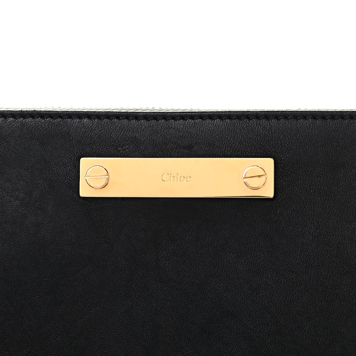 Chloe Calfskin Wristlet Pouch Black 6 of 7