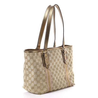Gucci Monogram Medium Jolicoeur Tote Metallic 3 of 10