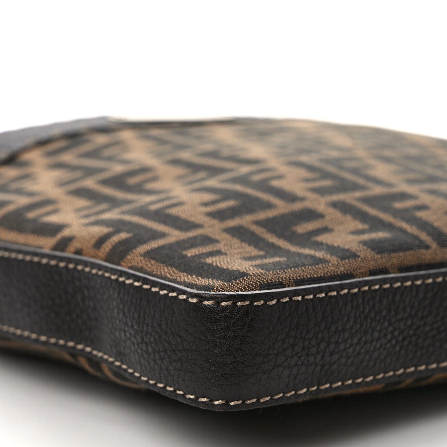 Fendi Zucca Cuoio Romano Selleria Messenger Tobacco Moro 9 of 13