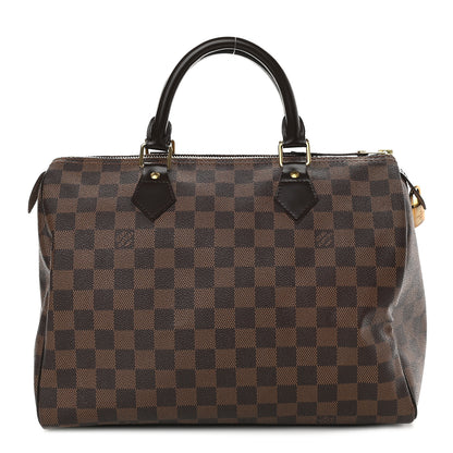 Louis Vuitton Damier Ebene Speedy 30 1 of 9