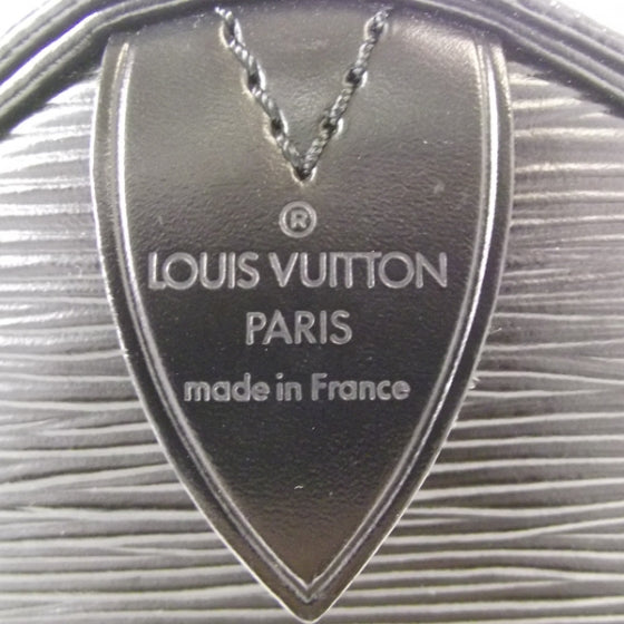 Louis Vuitton Epi Speedy 30 Black 9 of 10
