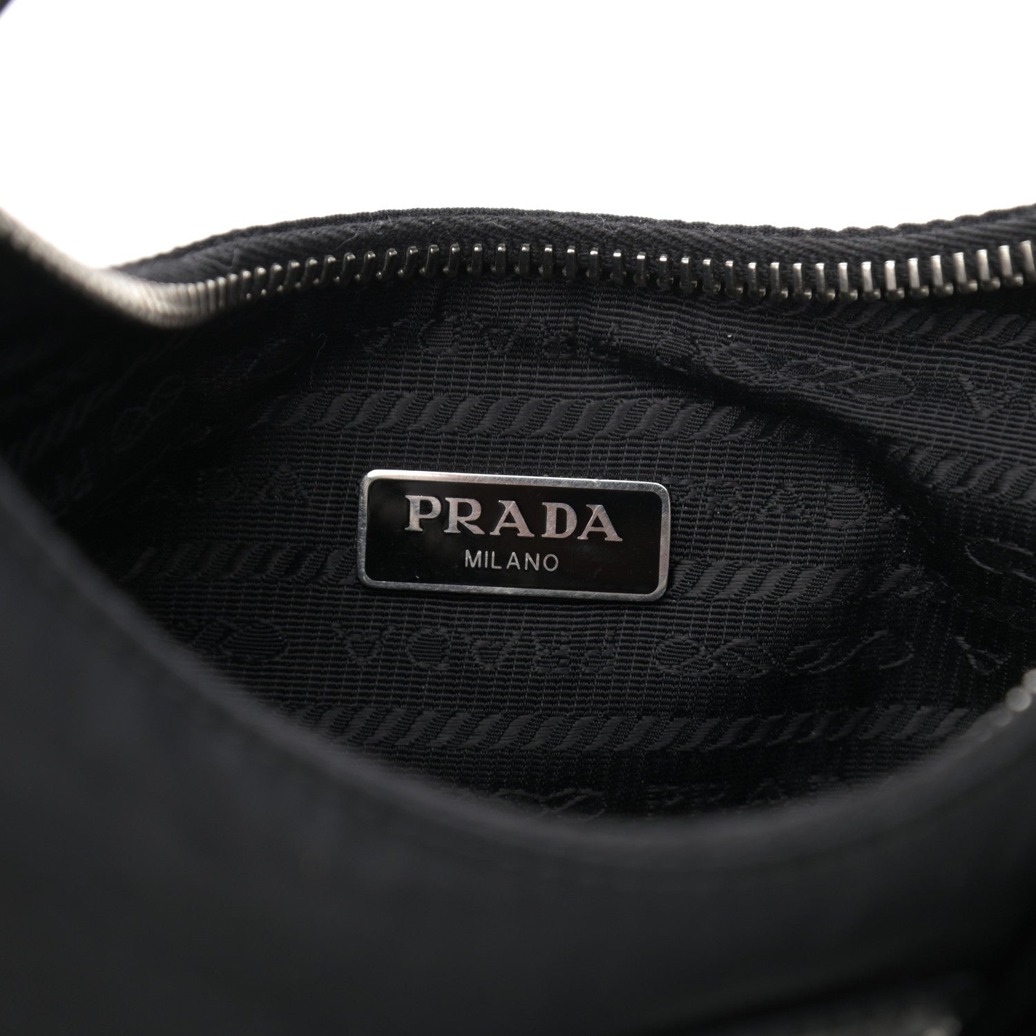 Prada Nylon Re-Edition 2005 Shoulder Bag Black 6 of 12
