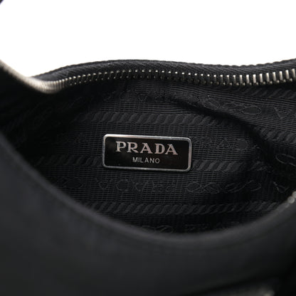 Prada Nylon Re-Edition 2005 Shoulder Bag Black 6 of 12