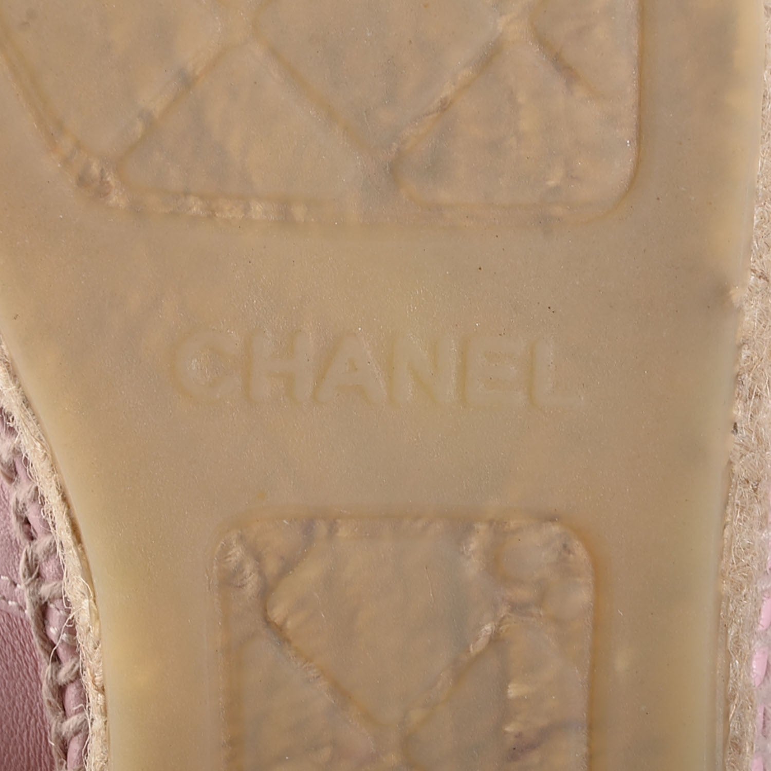 Chanel Lambskin CC Espadrilles 40 Light Pink 7 of 9