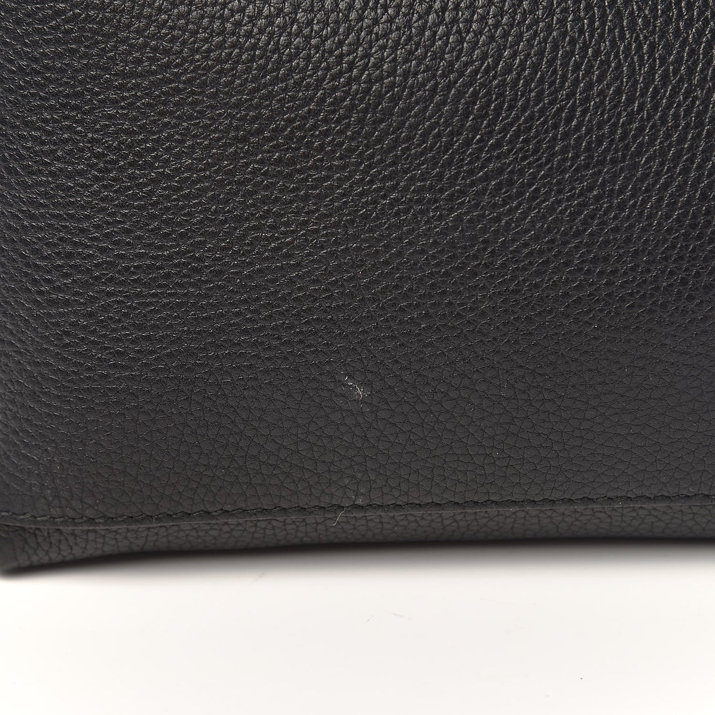 Pebbled Calfskin Medium Soho Chain Shoulder Bag Black