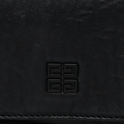 Givenchy Pebbled Lambskin Melancholia Shoulder Bag Black 6 of 10