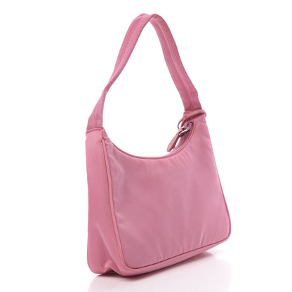 Prada Tessuto Nylon Mini Re-Edition 2000 Bag Begonia 3 of 12