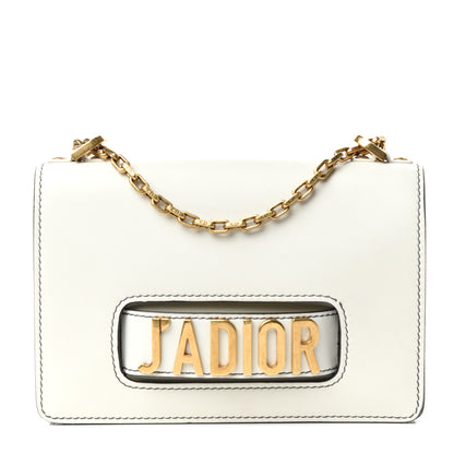 Christian Dior Calfskin J'Adior Chain Flap Bag Off White 1 of 9