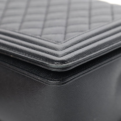Chanel Caviar Quilted New Medium Boy Flap Black 9 of 10