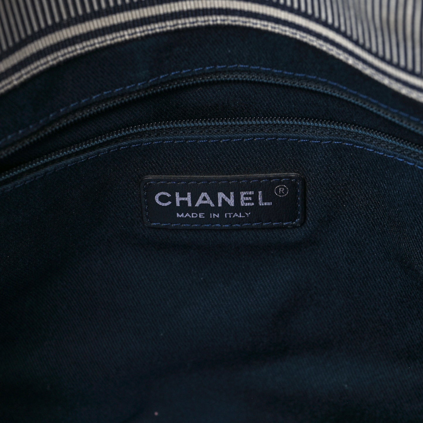 Denim Shopping Tote Blue