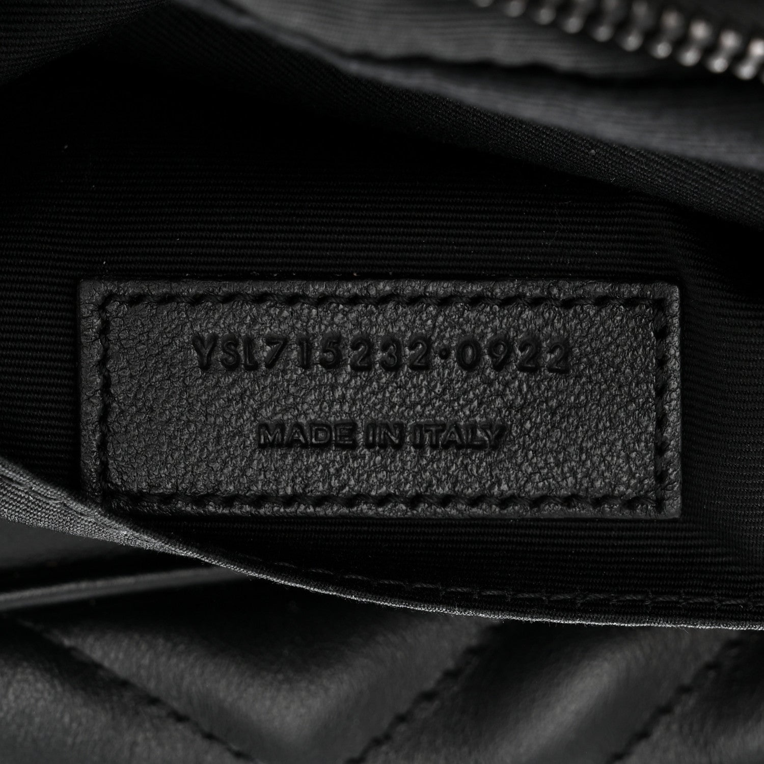 Saint Laurent Calfskin Matelasse Monogram Monochrome Lou Camera Bag Black 7 of 11