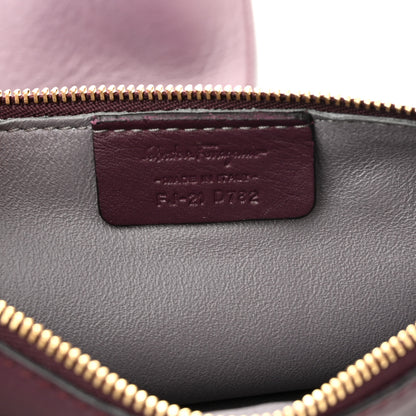 Salvatore Ferragamo Calfskin Large Sookie Satchel Purple 6 of 9