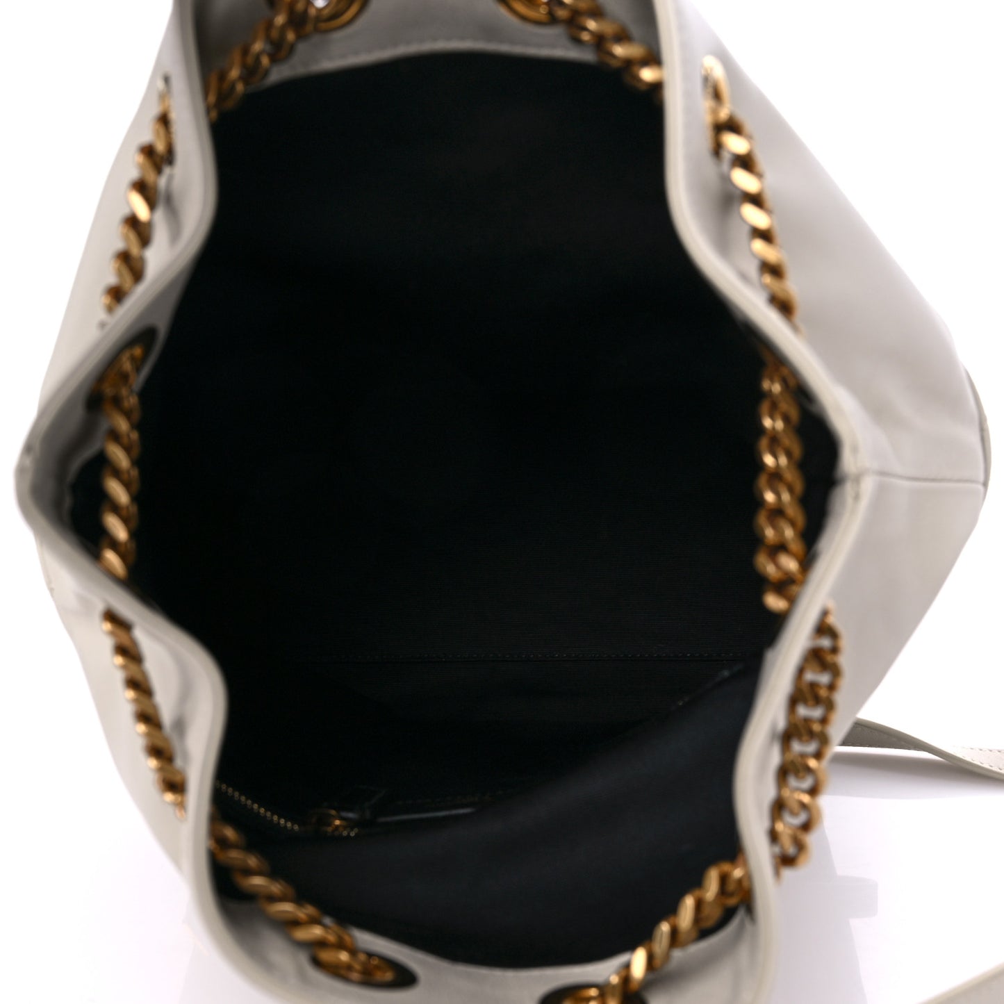Lambskin Matelasse Monogram Joe Backpack Cream