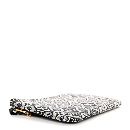 Louis Vuitton Jacquard Since 1854 Neverfull MM GM Pochette Grey 4 of 6