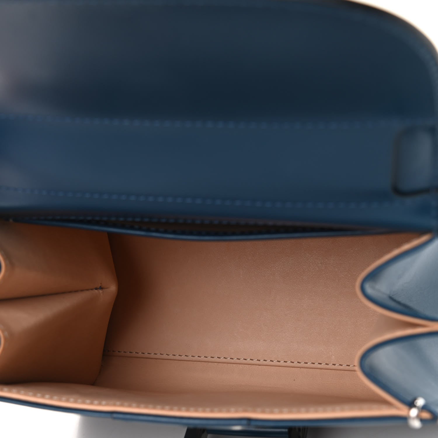 Delvaux Box Calfskin Mini Brillant Satchel Blue De Prusse 5 of 9