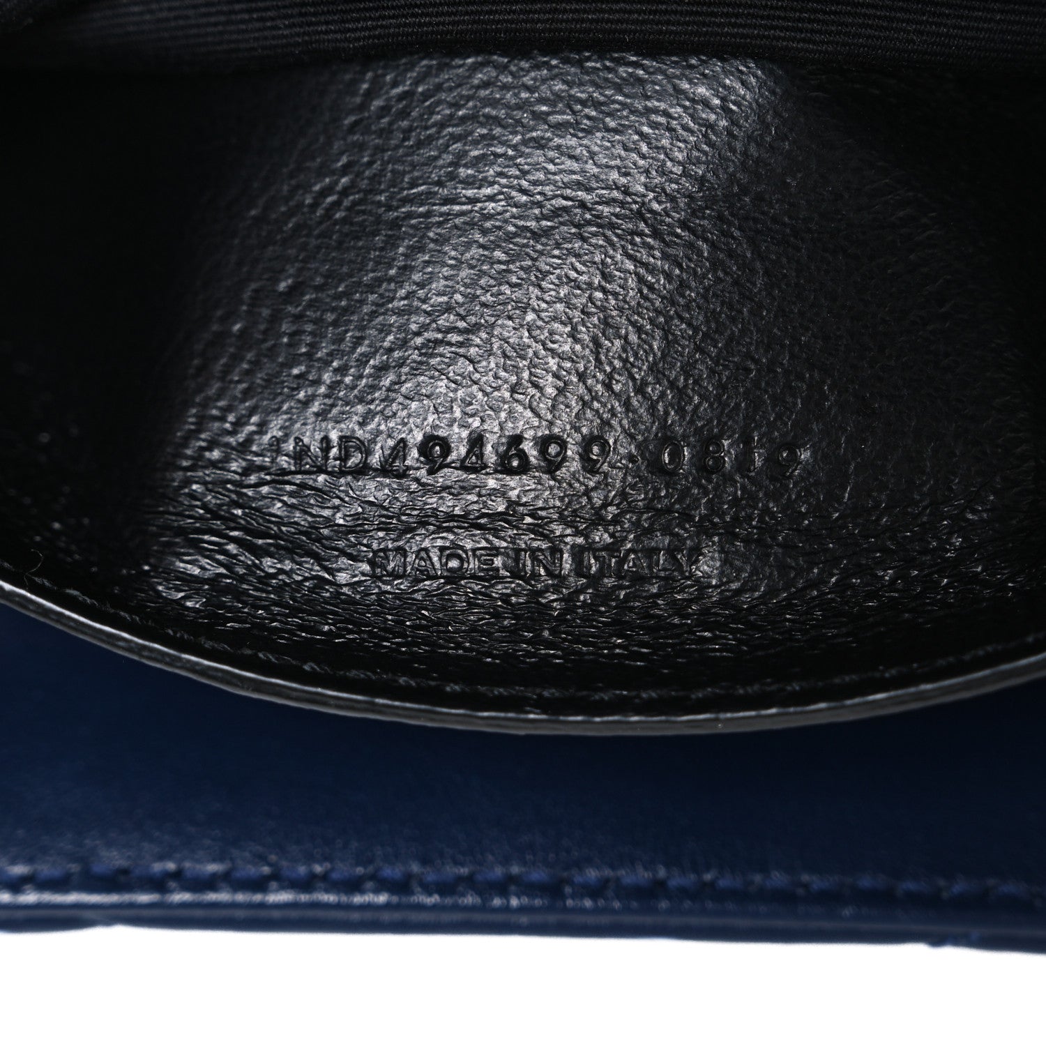 Saint Laurent Calfskin Y Quilted Monogram Small Loulou Chain Satchel Navy 7 of 10