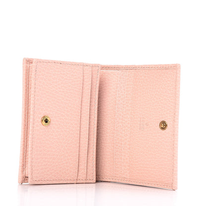 Gucci Pebbled Calfskin Butterfly Card Case Perfect Pink 5 of 8
