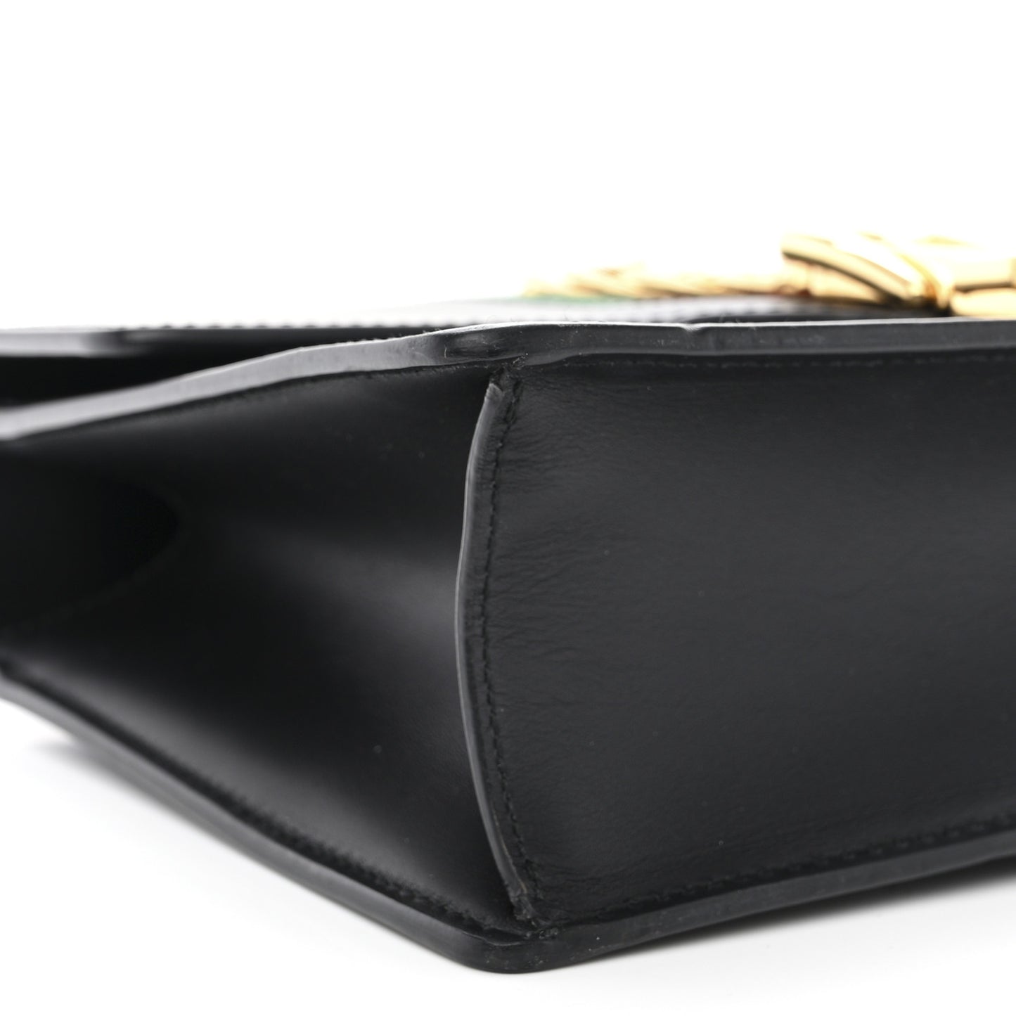 Calfskin Small Sylvie Shoulder Bag Black