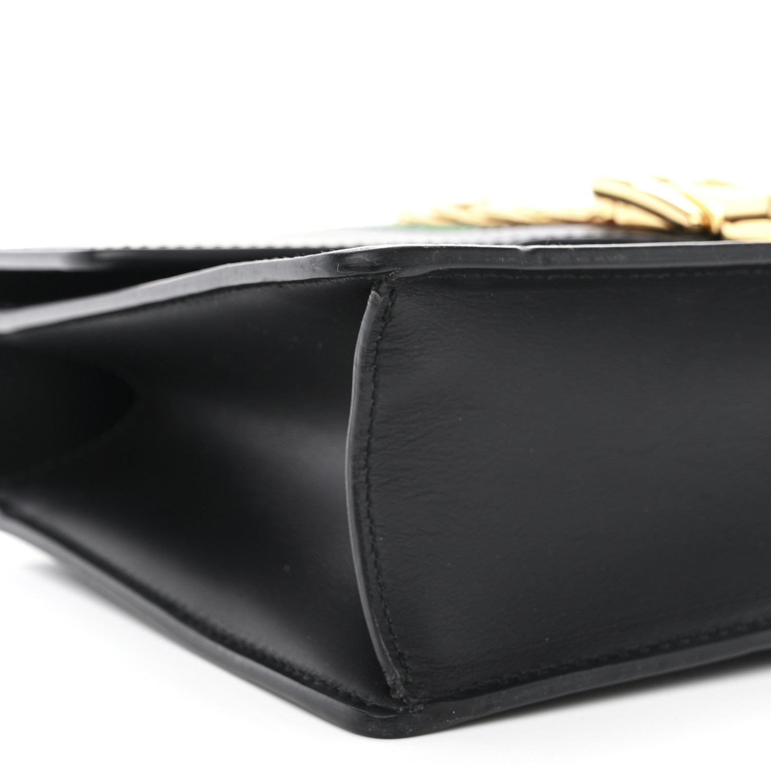 Gucci Calfskin Small Sylvie Shoulder Bag Black 9 of 12
