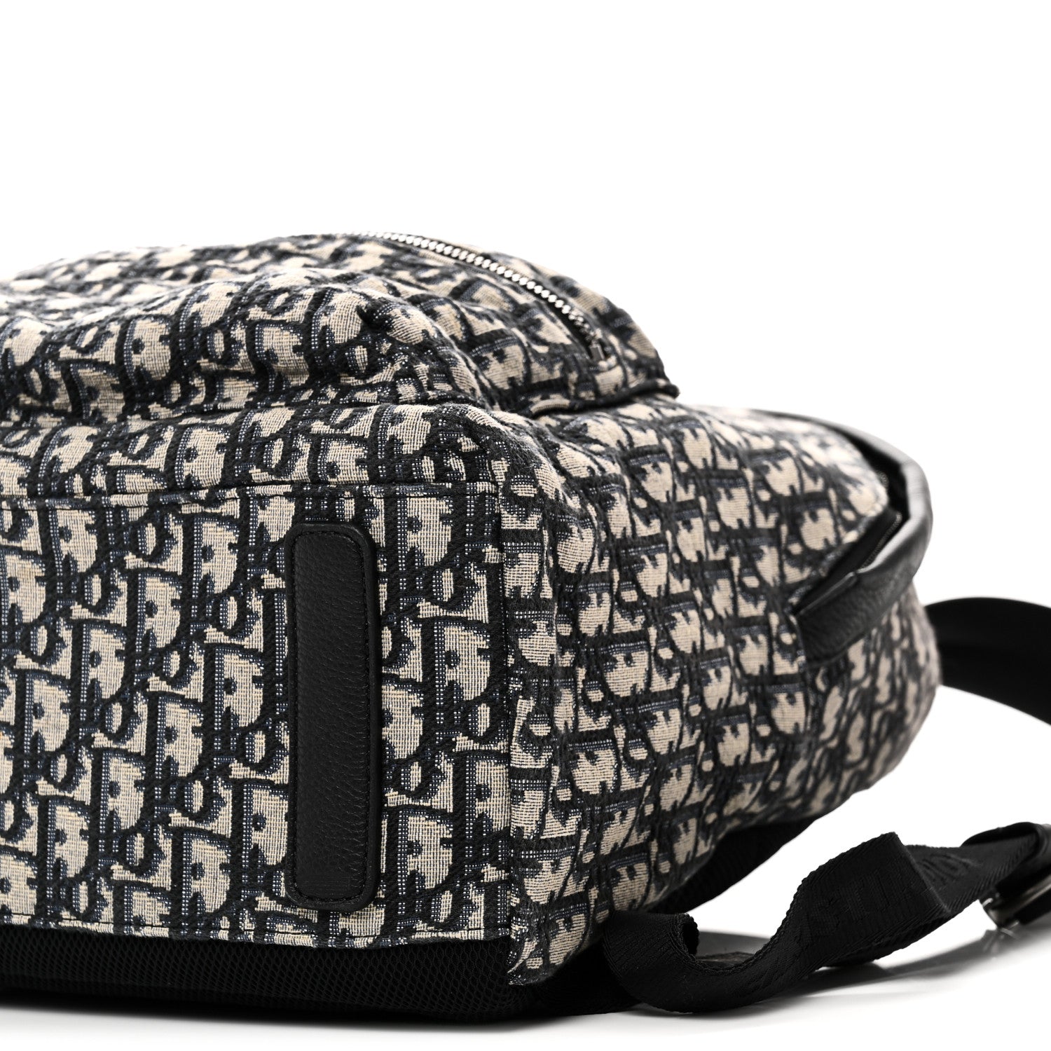 Christian Dior Oblique Calfskin Rider Backpack Beige Black 9 of 9
