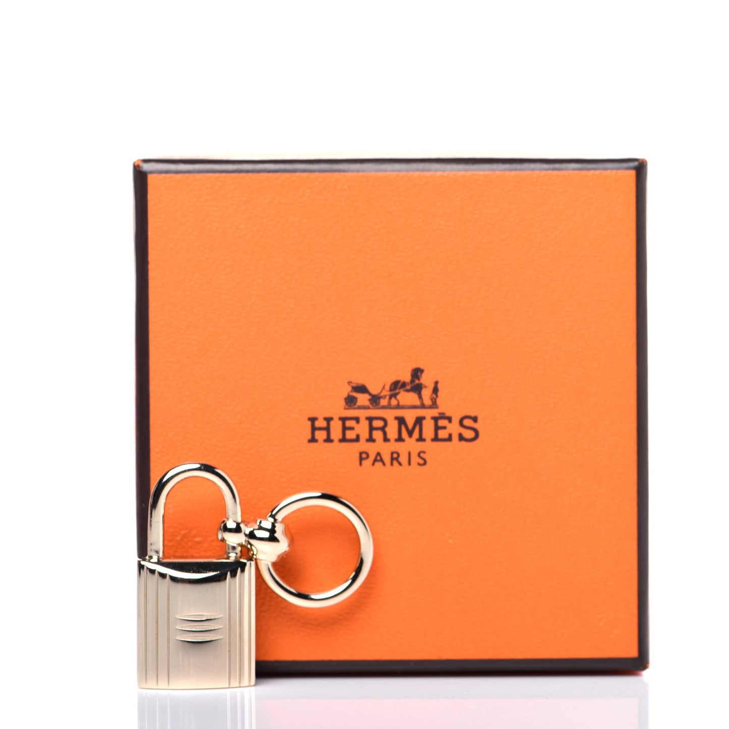 Permabrass Mini Loop Charms Cadenas Scarf Ring Gold