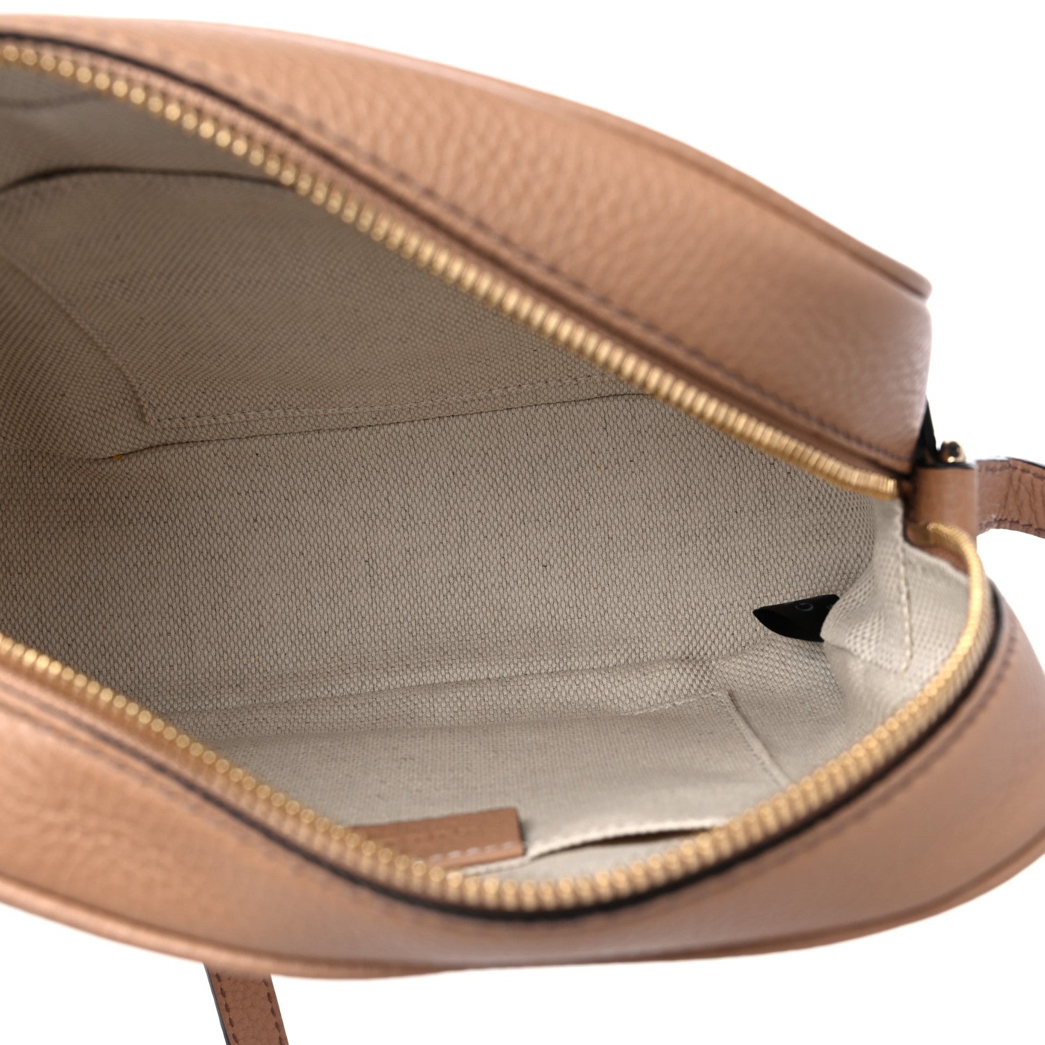 Gucci Pebbled Calfskin Small Soho Disco Bag Camelia 4 of 8