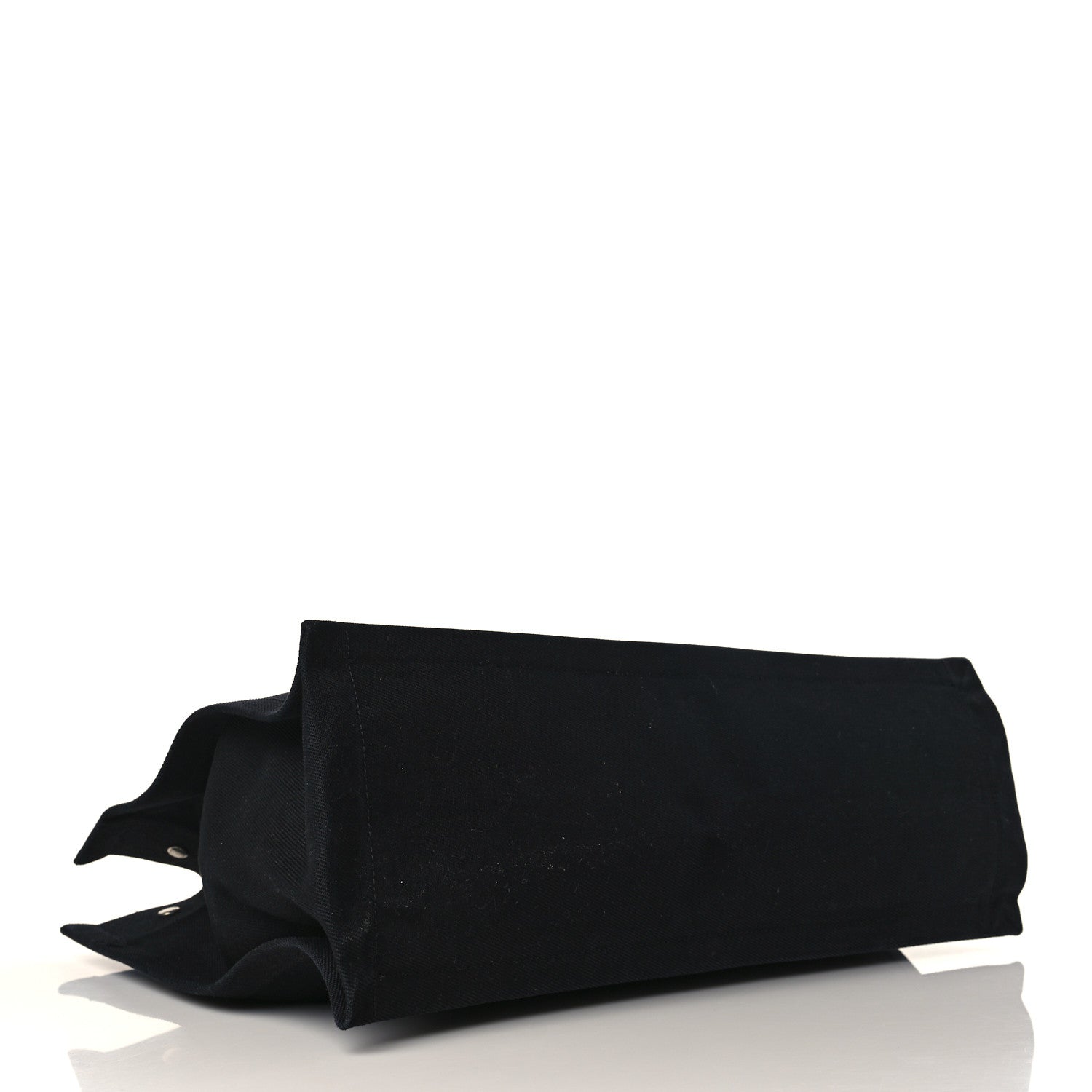 Saint Laurent Linen Calfskin Rive Gauche Tote Black 4 of 10